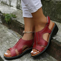 Leather Wedge Sandals, Elegant Premium Style With All Day Comfort