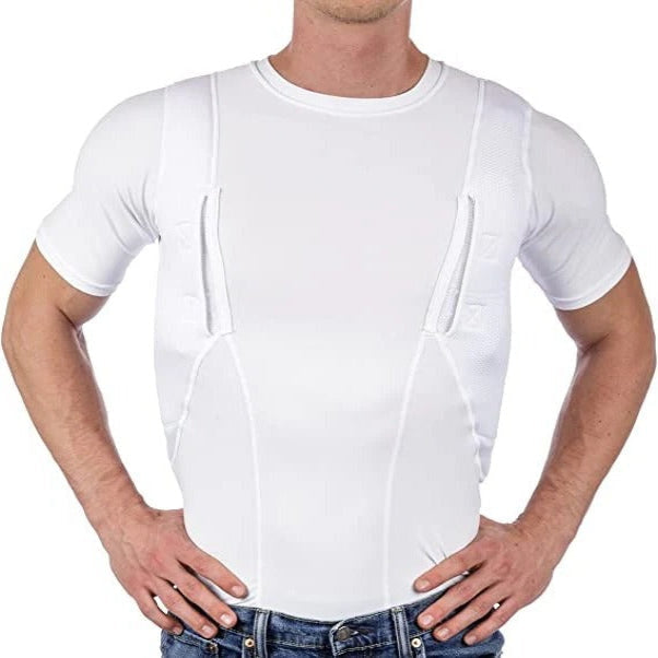 Concealment T-Shirt With Discreet Hidden Pockets For Everyday Wear