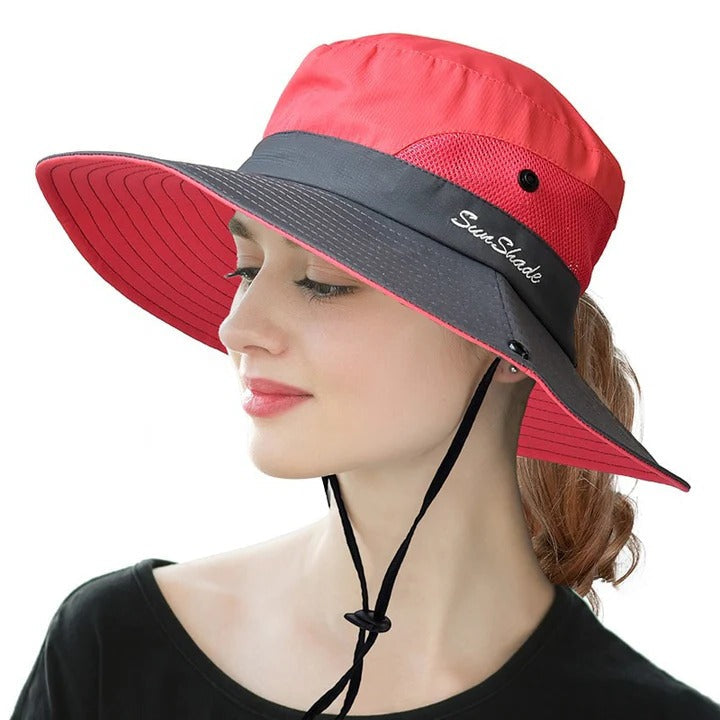 Foldable Sun Hat With UV Protection For Beach And Travel