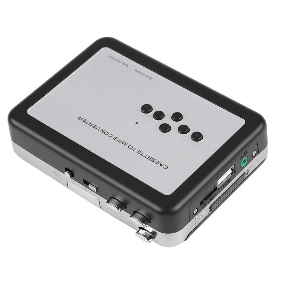 USB Cassette Converter For Digitizing Tapes And Saving MP3 Files