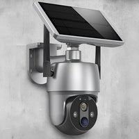 Outdoor Surveillance Camera Solar Powered Wireless 1080p Night Vision Motion Detection