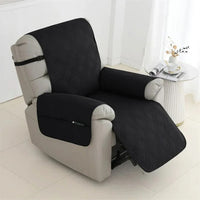 Recliner Cover Quilted, Waterproof, Non-Slip With Elastic Straps