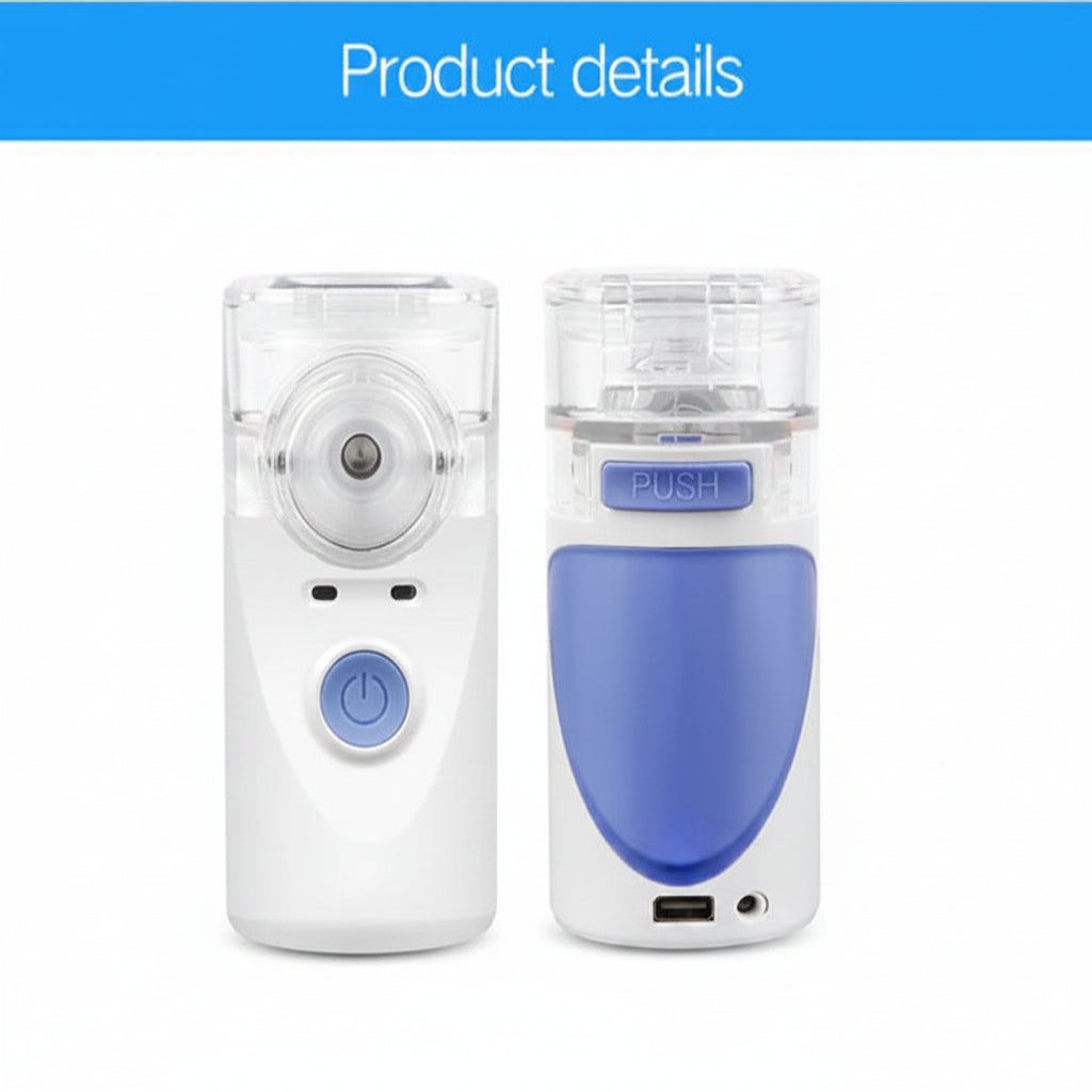 Ultrasonic Mesh Nebulizer Portable Compact Quiet Mist Device For Personal Use