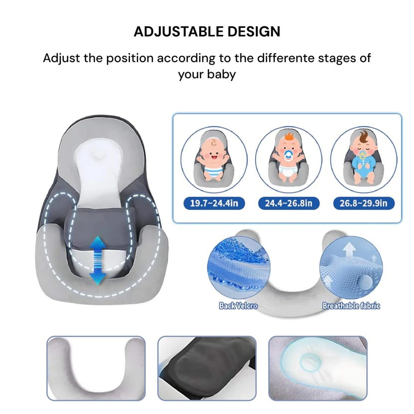 Infant Inclined Sleep Wedge Pillow Bed For Spit-Up Comfort