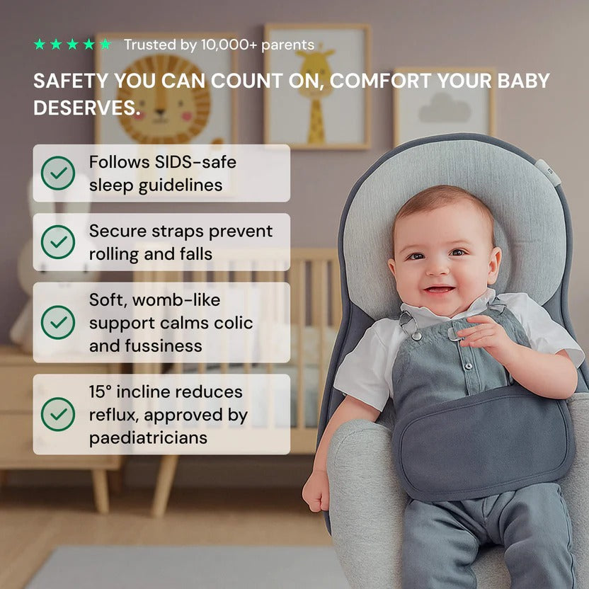Infant Inclined Sleep Wedge Pillow Bed For Spit-Up Comfort