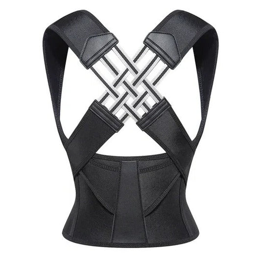 Posture Support Brace With Adjustable Fit For Daily Back And Shoulder Alignment