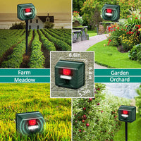 Woodpecker Ultrasonic Repeller For Trees, Gardens, Decks With Adjustable Frequency