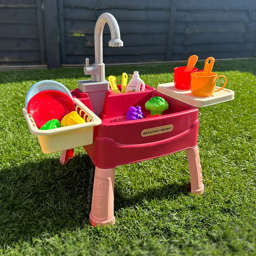 Standing Sink For Children, Indoor And Outdoor Use, Portable