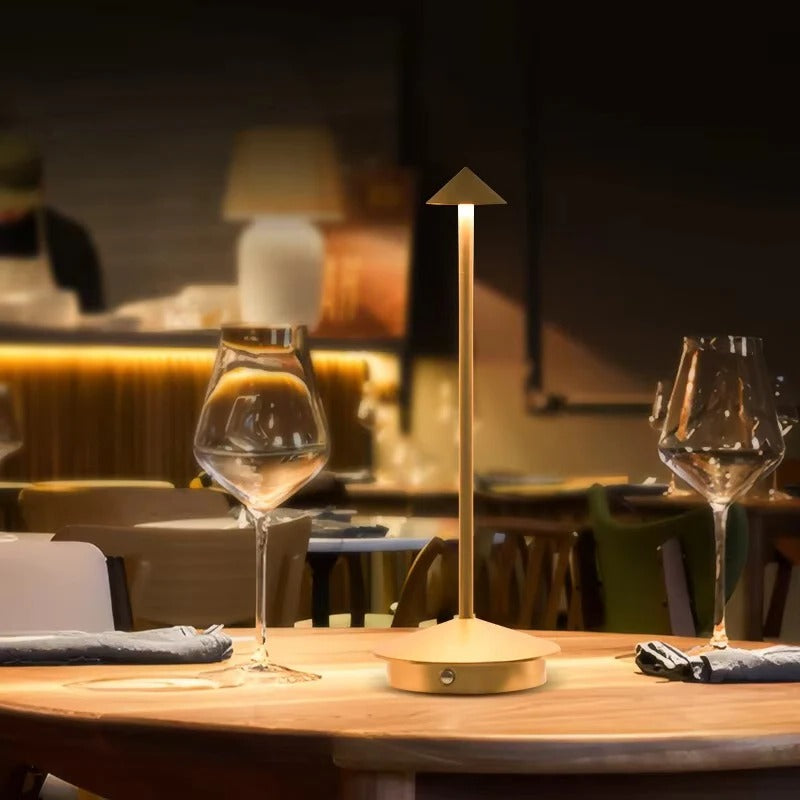 Cordless LED Desk Lamp With Touch Control And Three Dimmable Settings