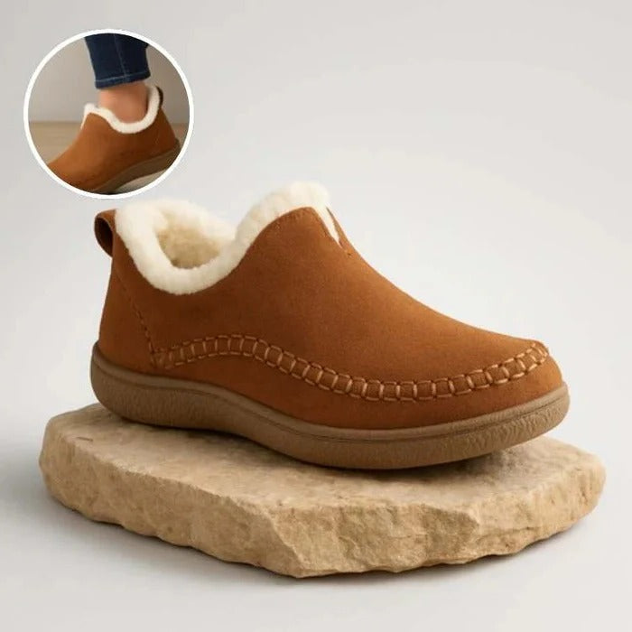 Shoes With Fleece Lining And Cushioned Support For All-Day Comfort