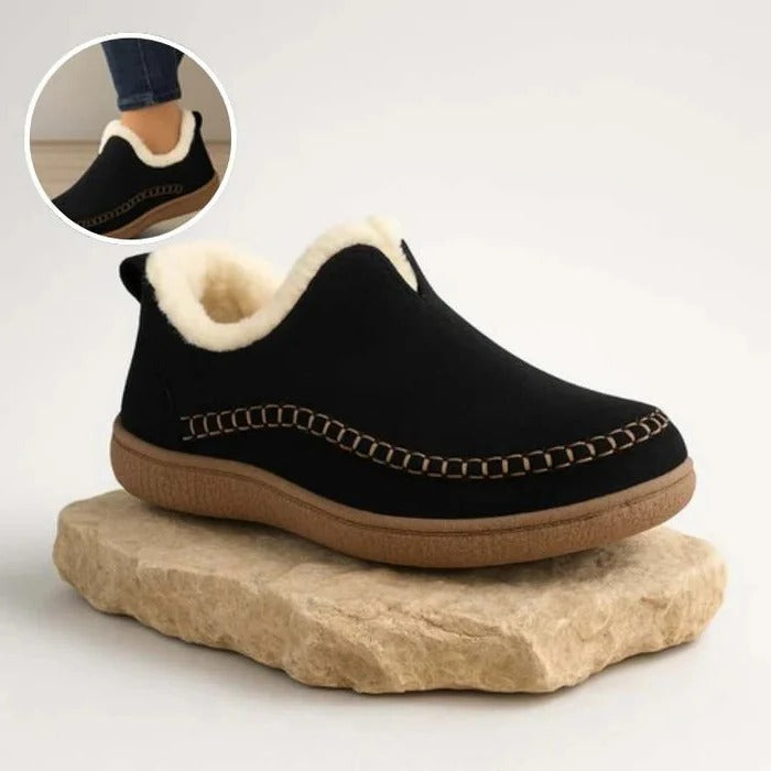 Shoes With Fleece Lining And Cushioned Support For All-Day Comfort