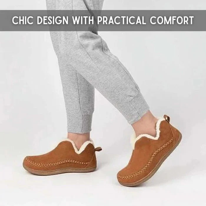 Shoes With Fleece Lining And Cushioned Support For All-Day Comfort