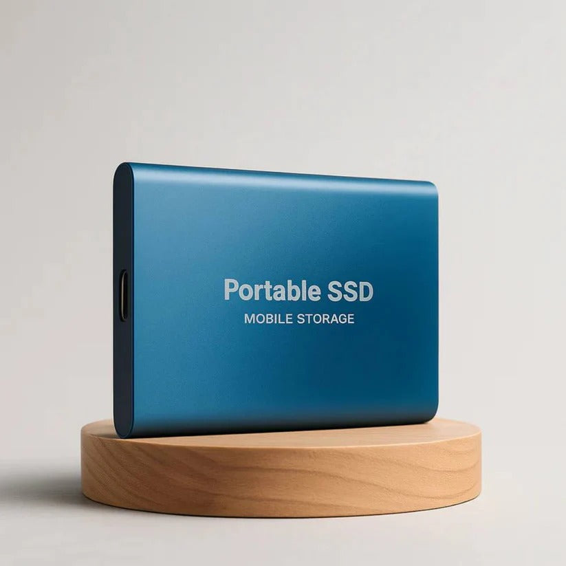 Portable External SSD USB-C High-Speed Transfer for PC, Mac, Console