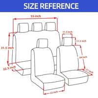 Car Seat Covers Waterproof 5 Seat Set For Cars SUVs Trucks