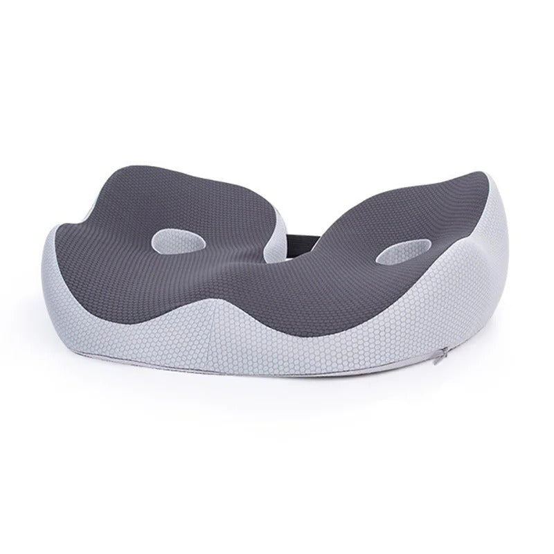 Memory Foam Seat Cushion Adjustable For Sit Bone Relief And Comfort