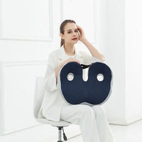 Memory Foam Seat Cushion Adjustable For Sit Bone Relief And Comfort