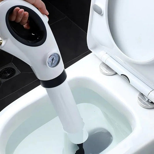 Toilet Plunger High Pressure Drain Unblocker For Stubborn Clogs