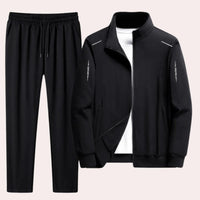Men's Tracksuit Comfortable Lightweight Breathable Jogger Set With Zip Hoodie