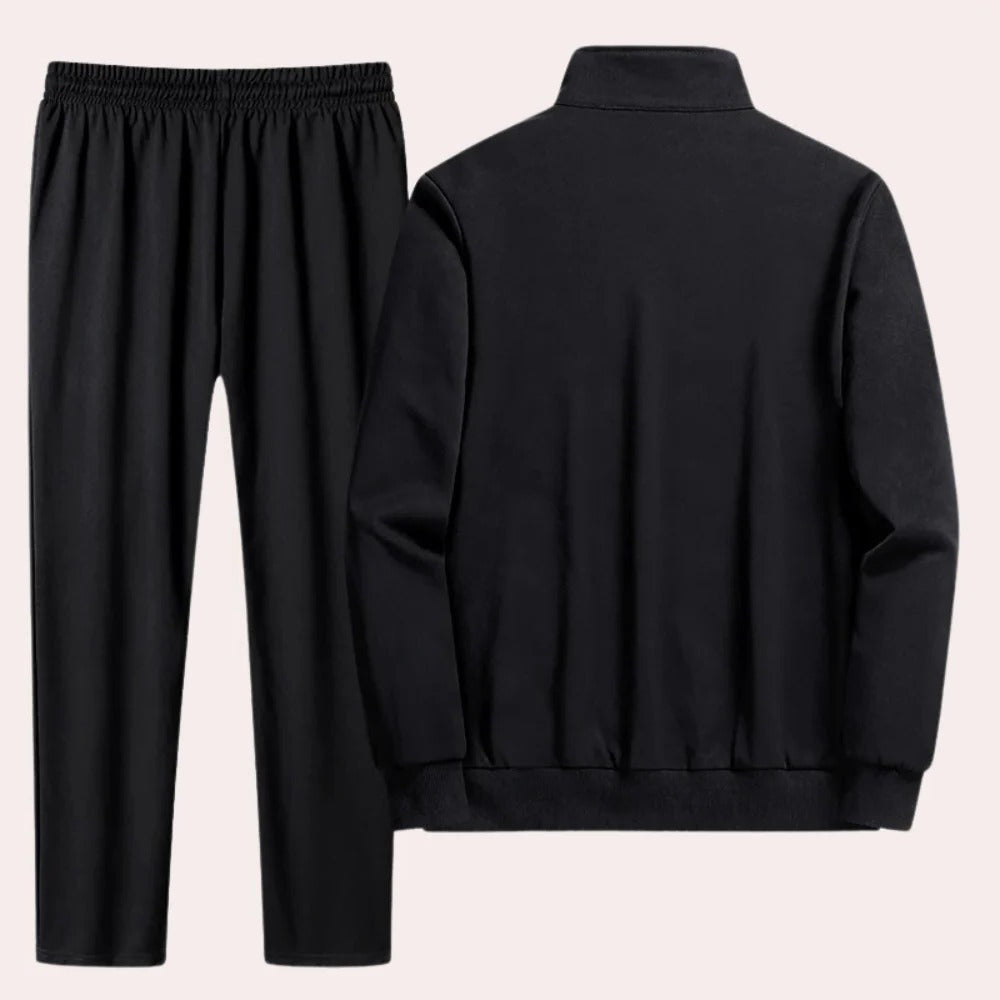 Men's Tracksuit Comfortable Lightweight Breathable Jogger Set With Zip Hoodie