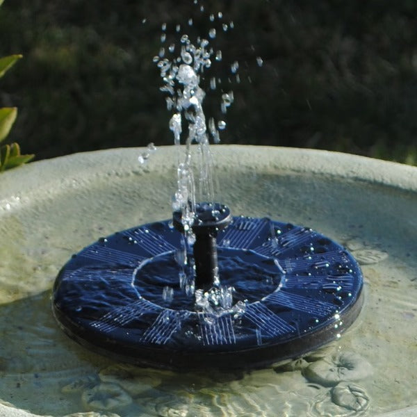 Solar Garden Water Fountain Outdoor Eco Friendly Solar Powered Gift