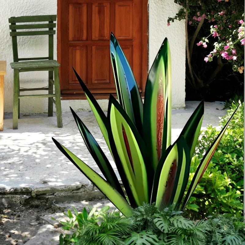 Metal Agave Americana Decorative Plant Sculpture For Indoor And Outdoor