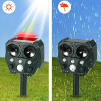 Ultrasonic Animal Repellent Device For Cats, Foxes, Rats, Squirrels, Dogs