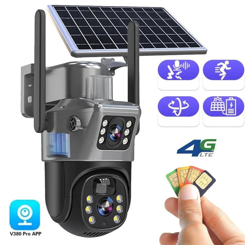 4K Wireless Security Camera DualGuard With Dual-Band Wi-Fi And Night Vision
