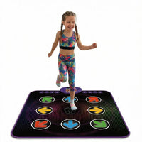 Bluetooth Dance Mat Game Pad With Light Up Music For Kids