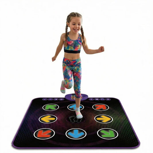 Bluetooth Dance Mat Game Pad With Light Up Music For Kids