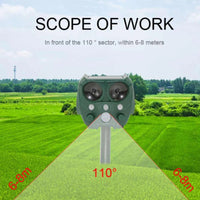 Ultrasonic Animal Repellent Device For Cats, Foxes, Rats, Squirrels, Dogs