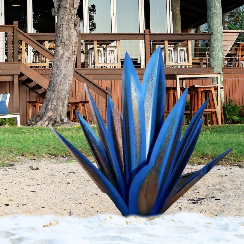 Metal Agave Americana Decorative Plant Sculpture For Indoor And Outdoor