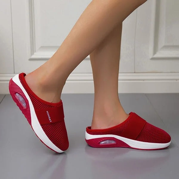 Wedge Sandals Supportive Slip-On Comfort Footwear With Arch Support For Women