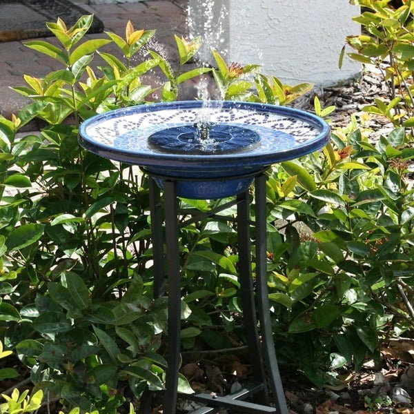 Solar Garden Water Fountain Outdoor Eco Friendly Solar Powered Gift