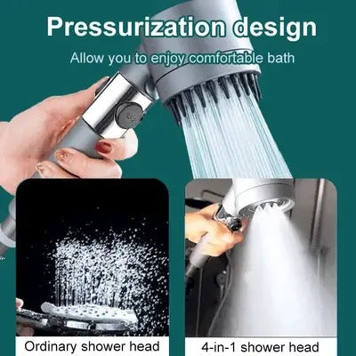 Shower Head High Pressure With Adjustable Spray And Anti-Clog Nozzles