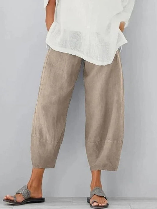 Linen Pants For Women Relaxed Fit Casual Lounge Breathable Summer