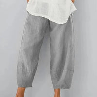Linen Pants For Women Relaxed Fit Casual Lounge Breathable Summer