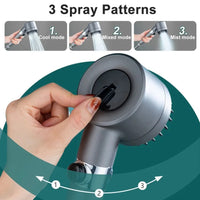 Shower Head High Pressure With Adjustable Spray And Anti-Clog Nozzles