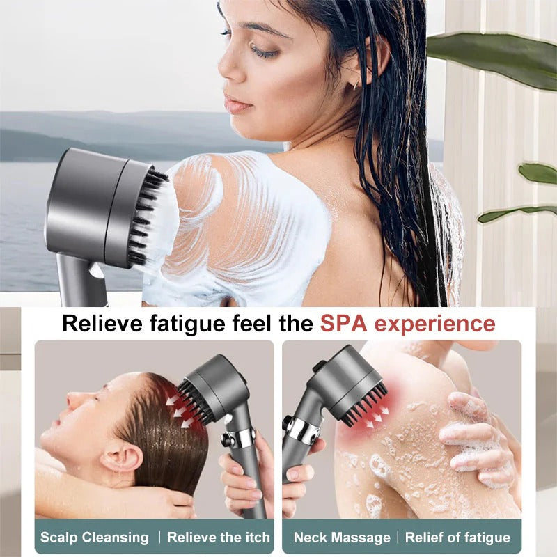 Shower Head High Pressure With Adjustable Spray And Anti-Clog Nozzles