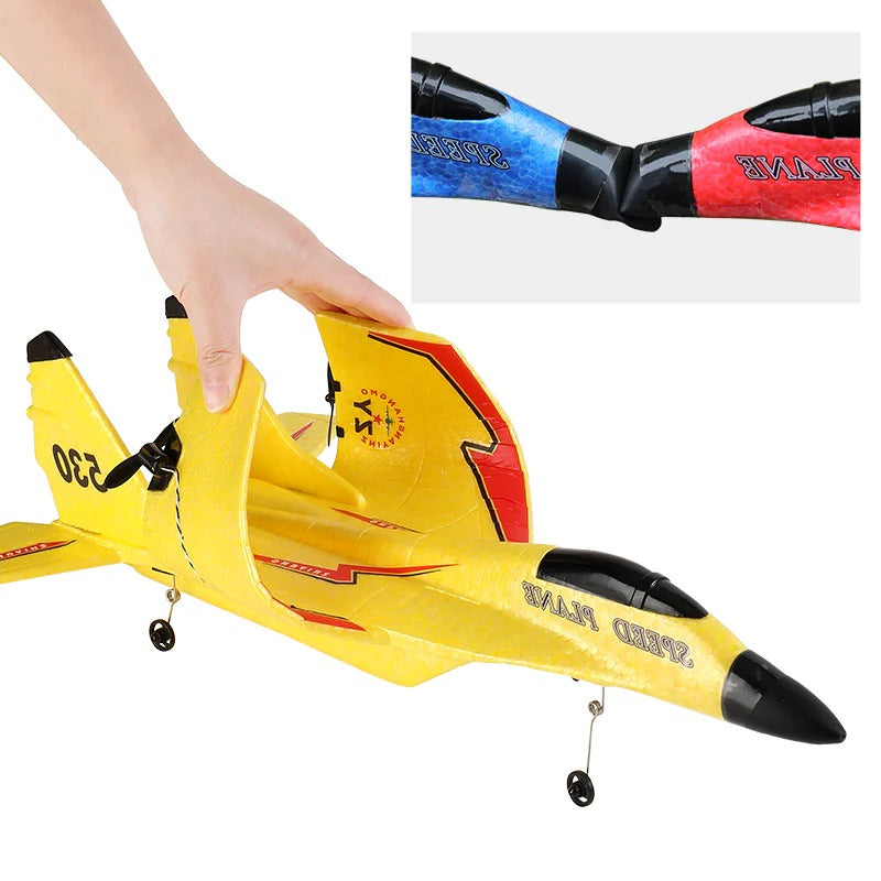 Remote Control Airplane With Shatter-Resistant Body And Durable Design