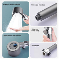 Shower Head High Pressure With Adjustable Spray And Anti-Clog Nozzles