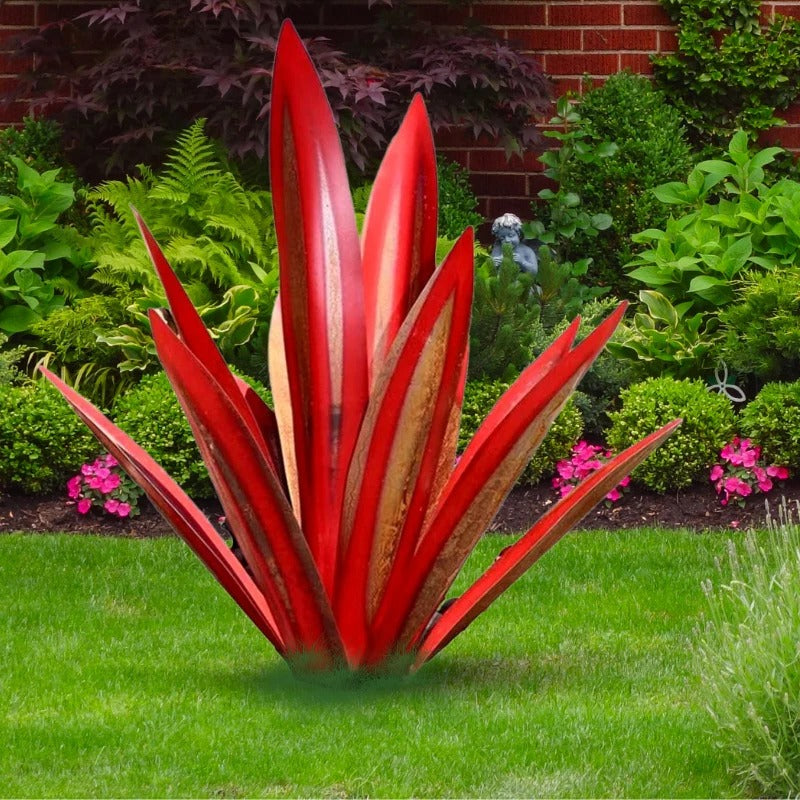 Metal Agave Americana Decorative Plant Sculpture For Indoor And Outdoor