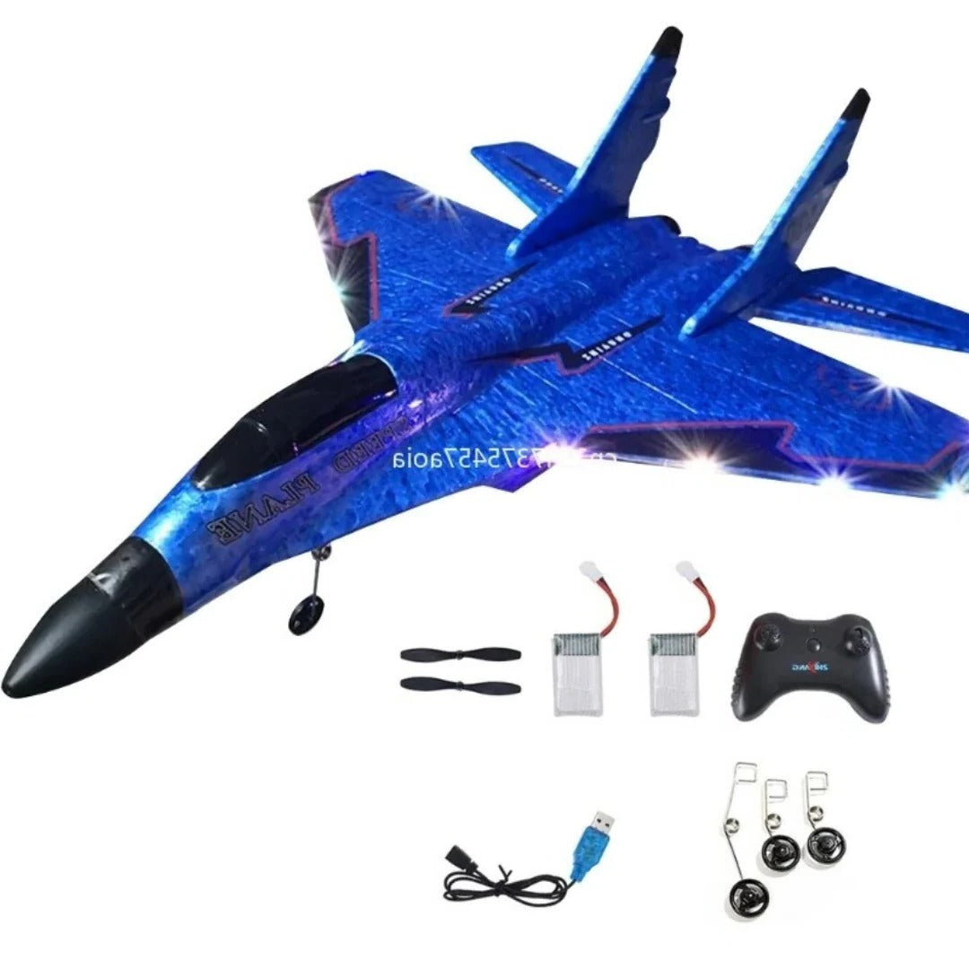 Remote Control Airplane With Shatter-Resistant Body And Durable Design
