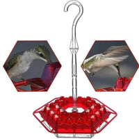 Hummingbird Feeder With Ant Guard For Outdoor Hanging Use