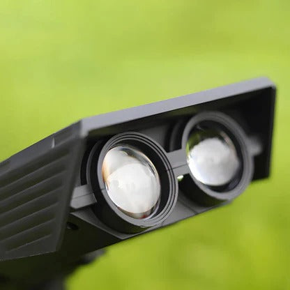 Solar LED Spotlight With Adjustable Multi-Zoom Focus For Outdoor Use