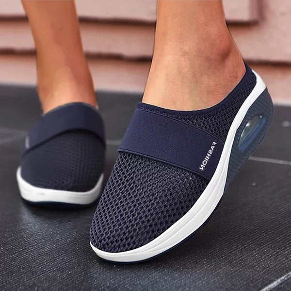 Wedge Sandals Supportive Slip-On Comfort Footwear With Arch Support For Women