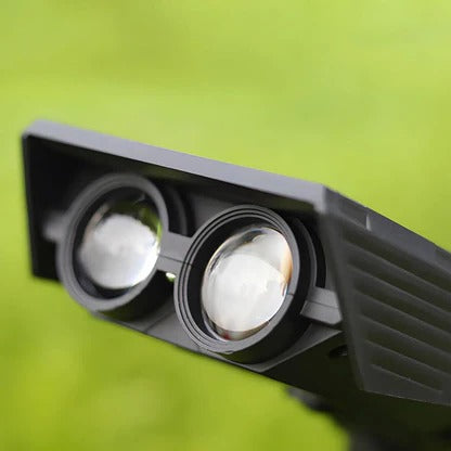 Solar LED Spotlight With Adjustable Multi-Zoom Focus For Outdoor Use