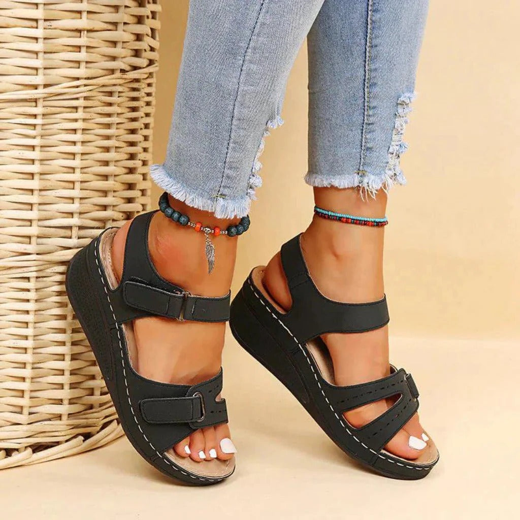 Sandals For Women With Supportive, Ortho-Friendly Cushioned Footbeds