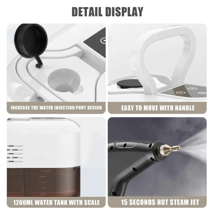 Steam Cleaner 2500W High-Pressure Steam Cleaning Kit With Gloves