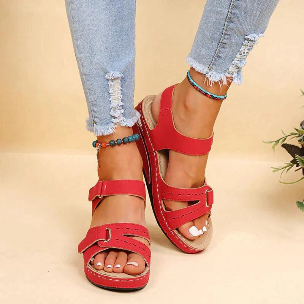Sandals For Women With Supportive, Ortho-Friendly Cushioned Footbeds