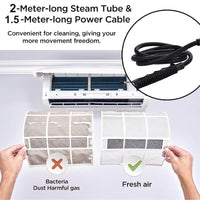 Steam Cleaner 2500W High-Pressure Steam Cleaning Kit With Gloves